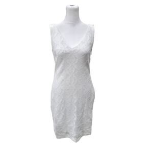 Banana Republic Dress Women's Size 2 White Coastal Cotton‎